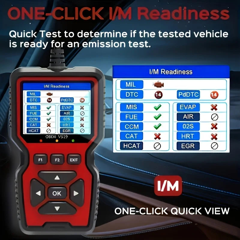 OnRetul V519 Professional OBD2 Scanner — Automotive Diagnostic Tool