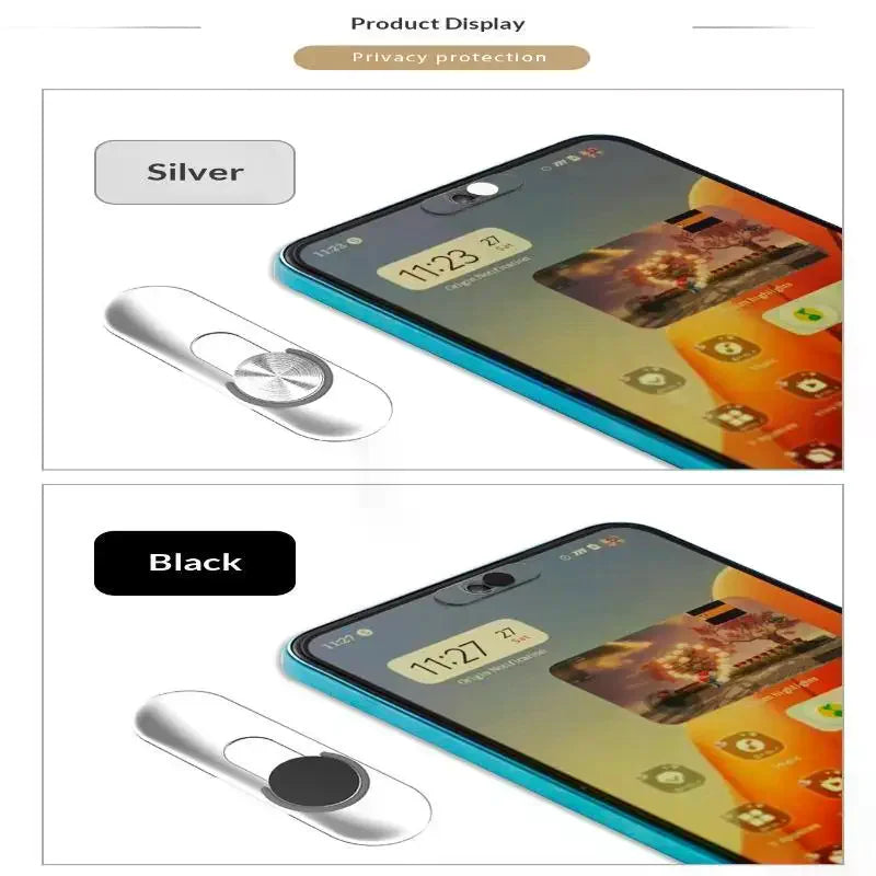 Ultra-Thin Webcam Privacy Cover — Sliding Camera Protector for Laptops and Smartphones