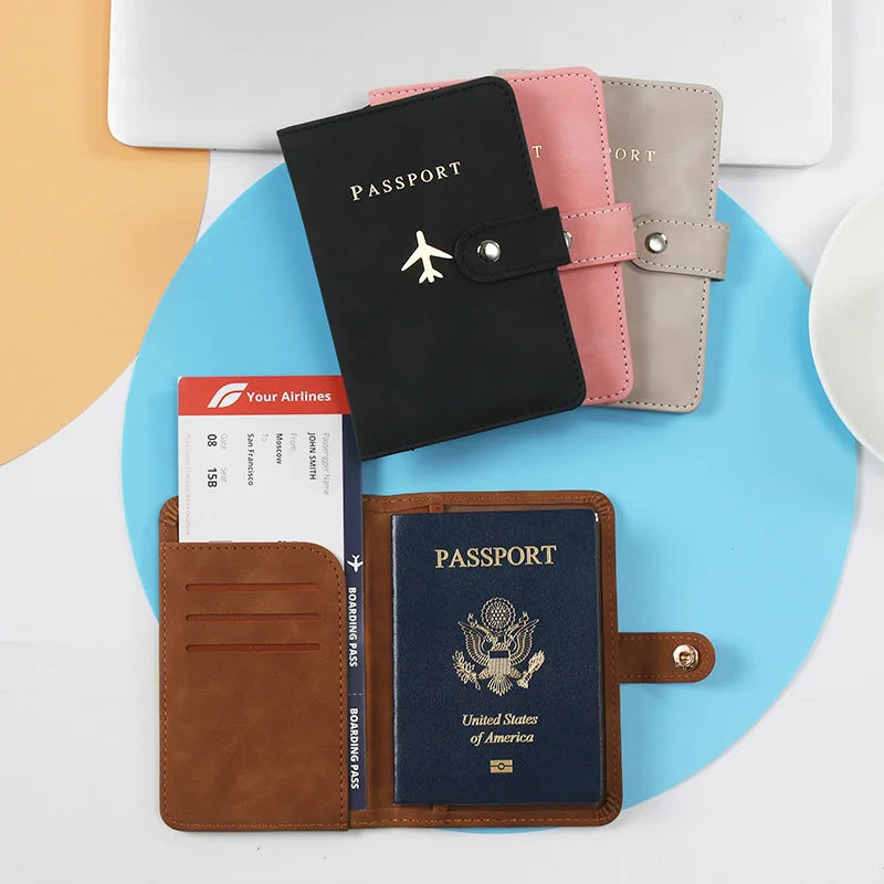 SNUGUG Travel Passport Holder — Slim Credit Card Organizer & Wallet