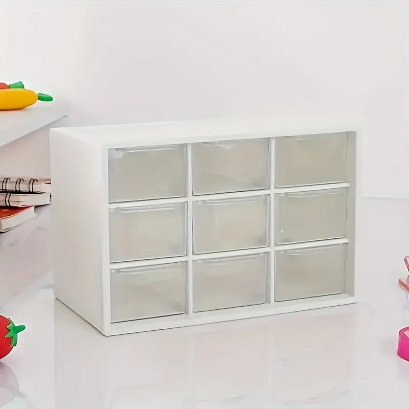 Transparent Multi-Drawer Storage Box — Stackable Organizer for Small Parts