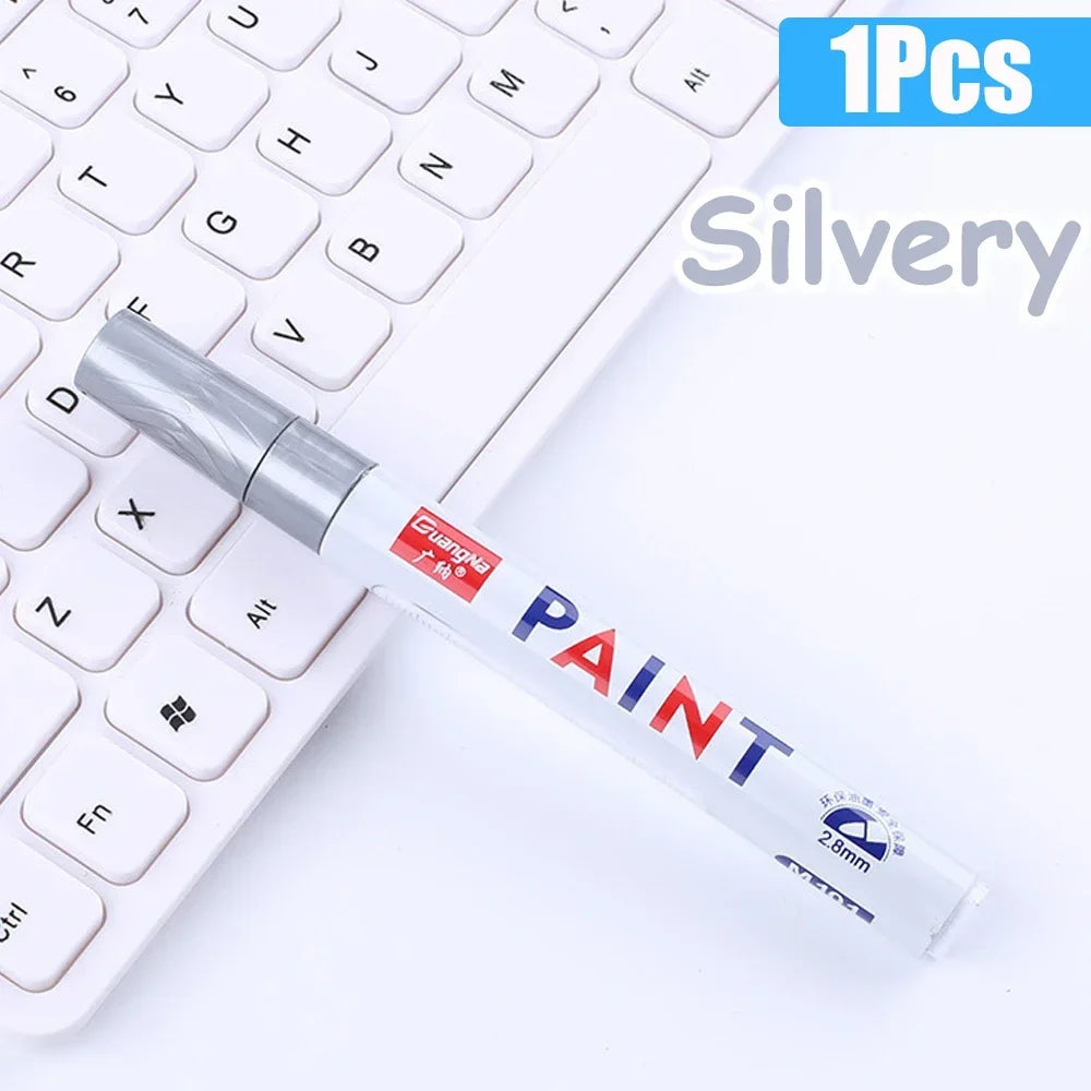 Permanent Paint Marker Pens — Waterproof Quick-Dry Tire & Craft Markers