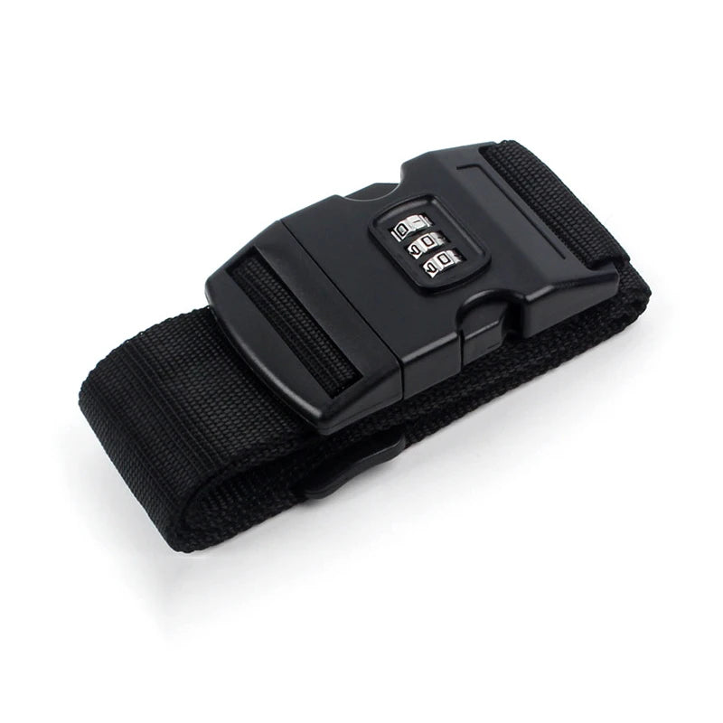 LXHYSJ Adjustable Luggage Strap — Secure Travel Packing Belt with Cipher Lock