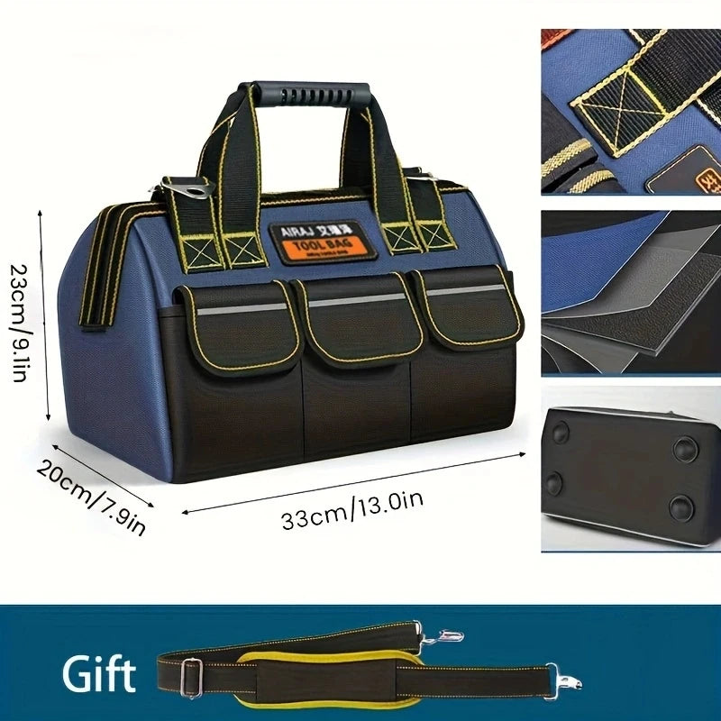 AIRAJ Multifunctional Tool Bag — Heavy Duty 1680D Oxford Cloth Storage