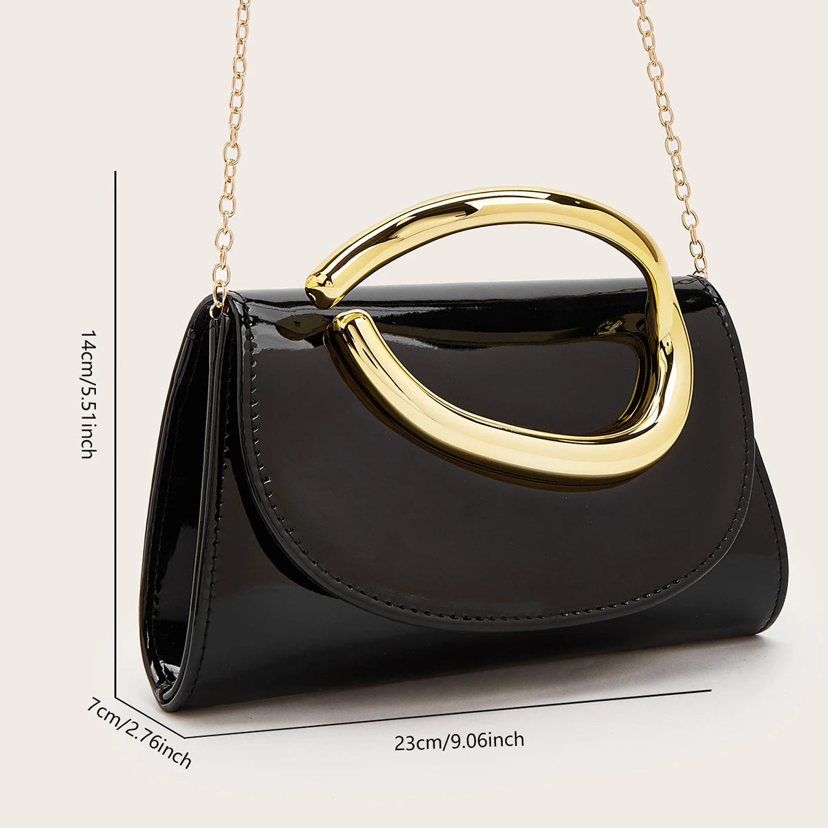Women's Evening Clutch Bag — Elegant Handheld Purse for Weddings & Parties