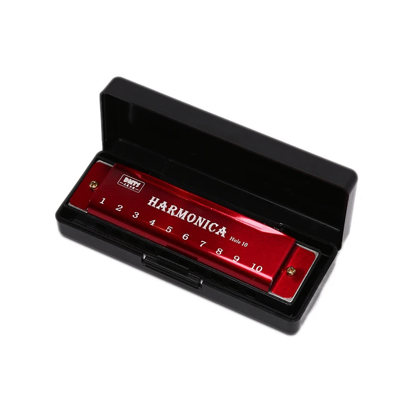 10-Hole Harmonica Mouth Organ — Musical Instrument for Beginners