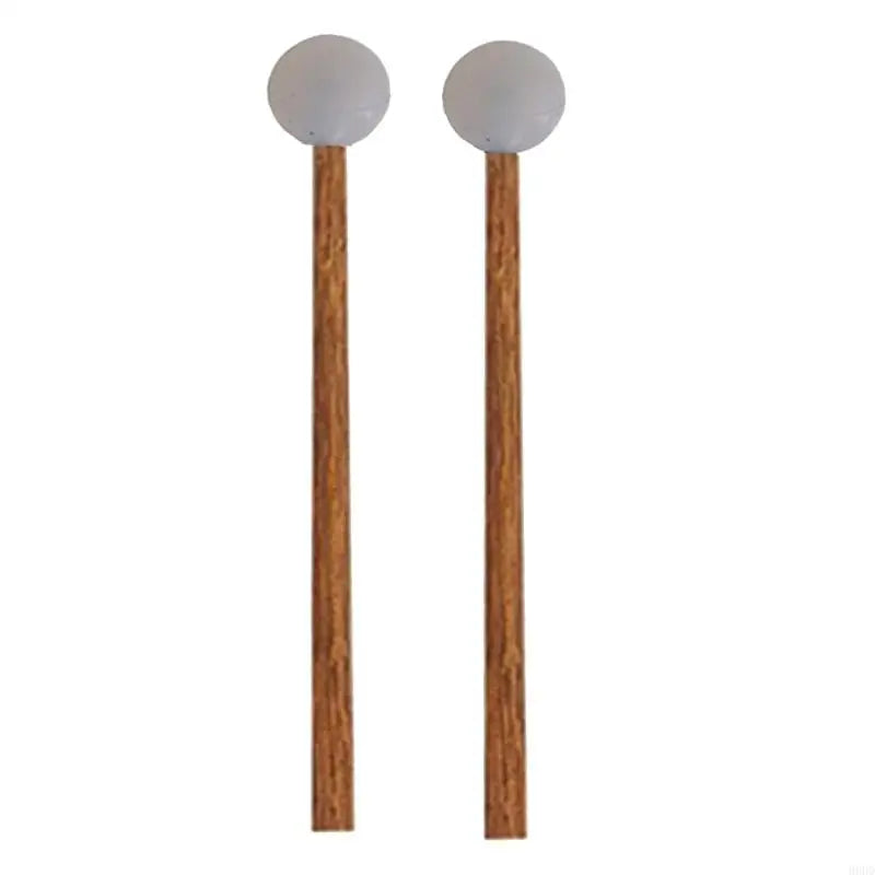 Steel Tongue Drum Mallets — Rubber Head Percussion Sticks with Handle