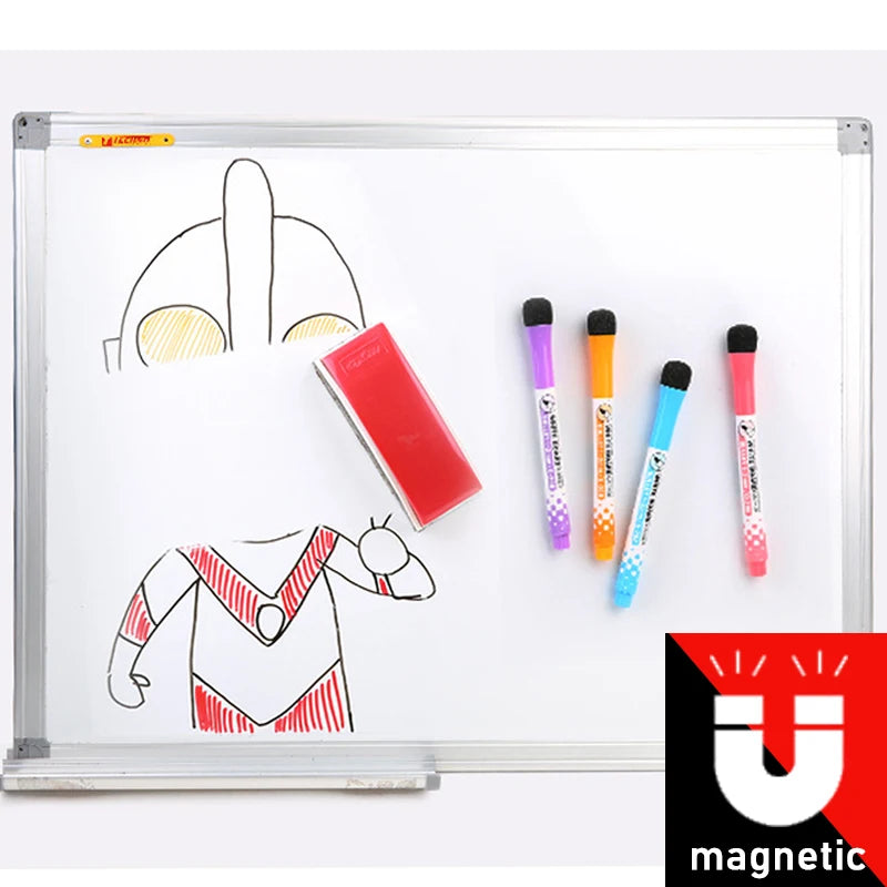 lqcrwoc Magnetic Whiteboard Markers — Erasable Dry Erase Pens for School & Home