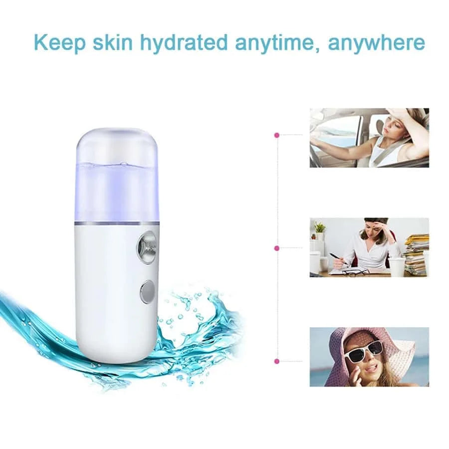 AXH Mini Facial Steamer — Portable USB Moisturizing Skincare Tool