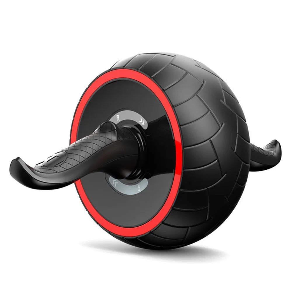 Rebound Spring Assist Ab Roller — Core Strength Training Wheel with Brake