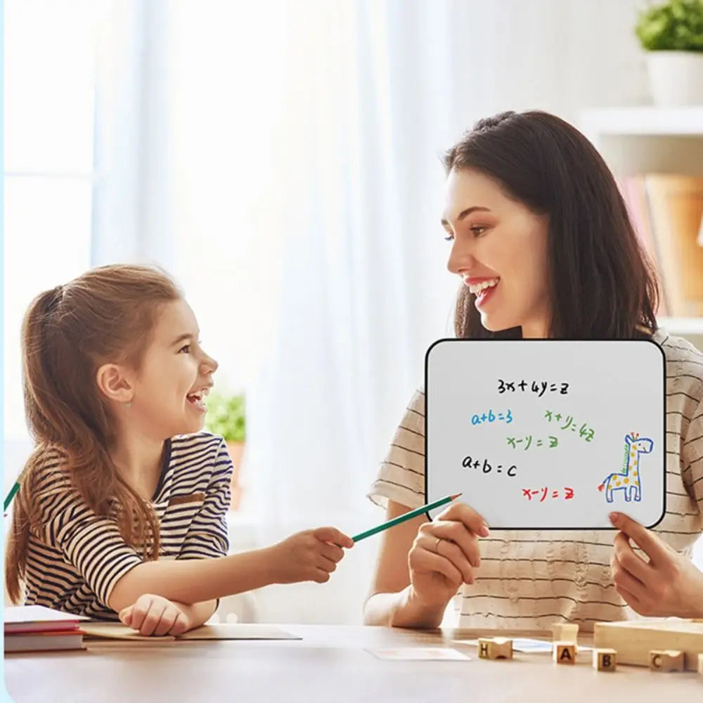 Double-Sided Dry Erase Whiteboard — Magnetic Reusable Writing Board