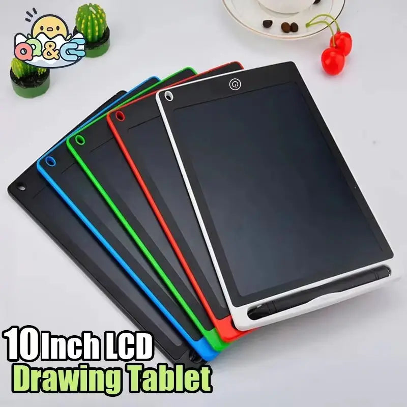 10 Inch LCD Drawing Tablet — Portable Electronic Graphic Board for Art & Notes