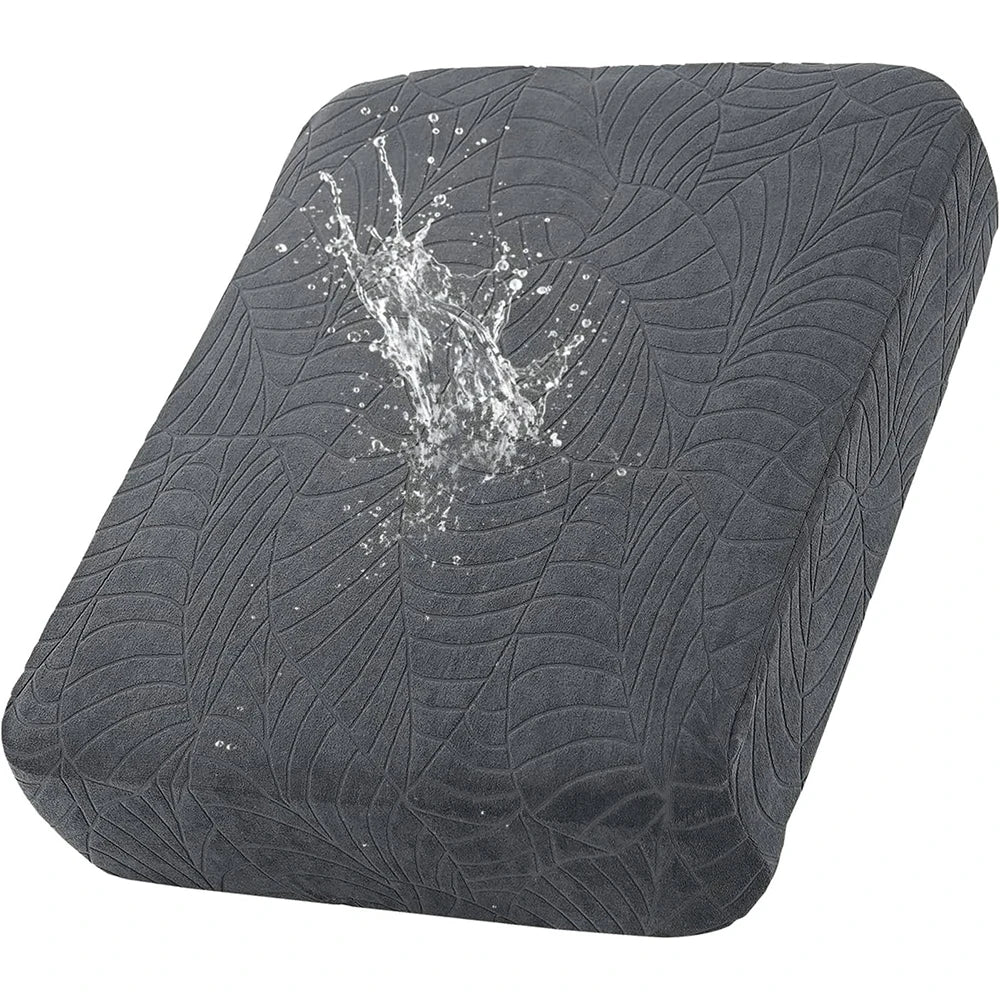 airldianer Jacquard Sofa Cushion Cover — Waterproof Stretch Protector