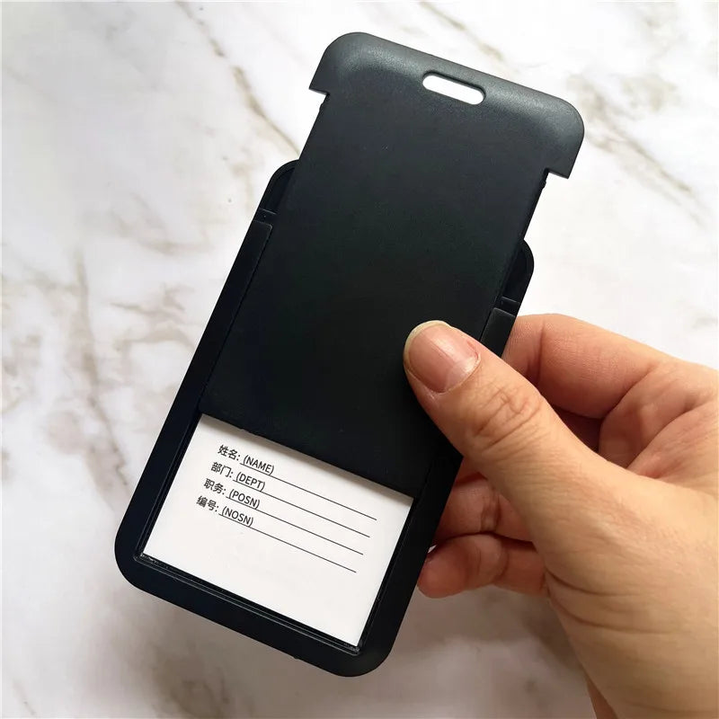 Retractable Badge Holder — Adjustable ID Card Pendant with Reel