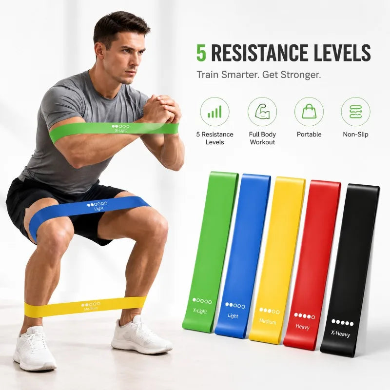 Resistance Band Set — Multi-Level Strength Training Equipment