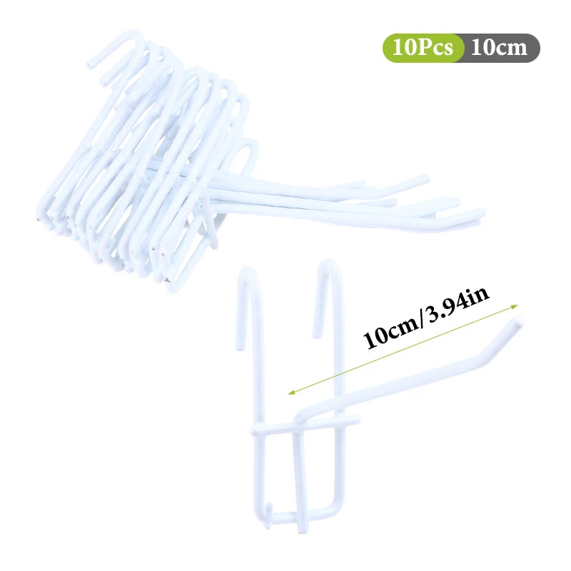 Durable Metal Mesh Panel Hooks — Versatile Wire Grid Hanging Hooks