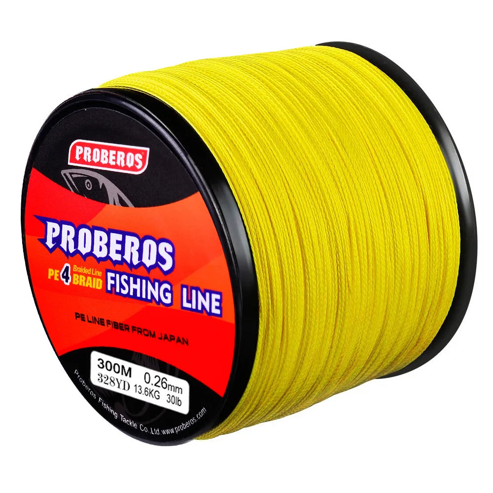 4-Strand Braided Fishing Line — High Strength Multifilament for Carp & Ocean