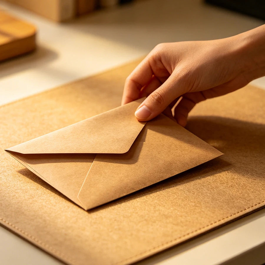 Kraft Paper Envelopes — Small Brown Mailing Envelopes for Cards and Letters