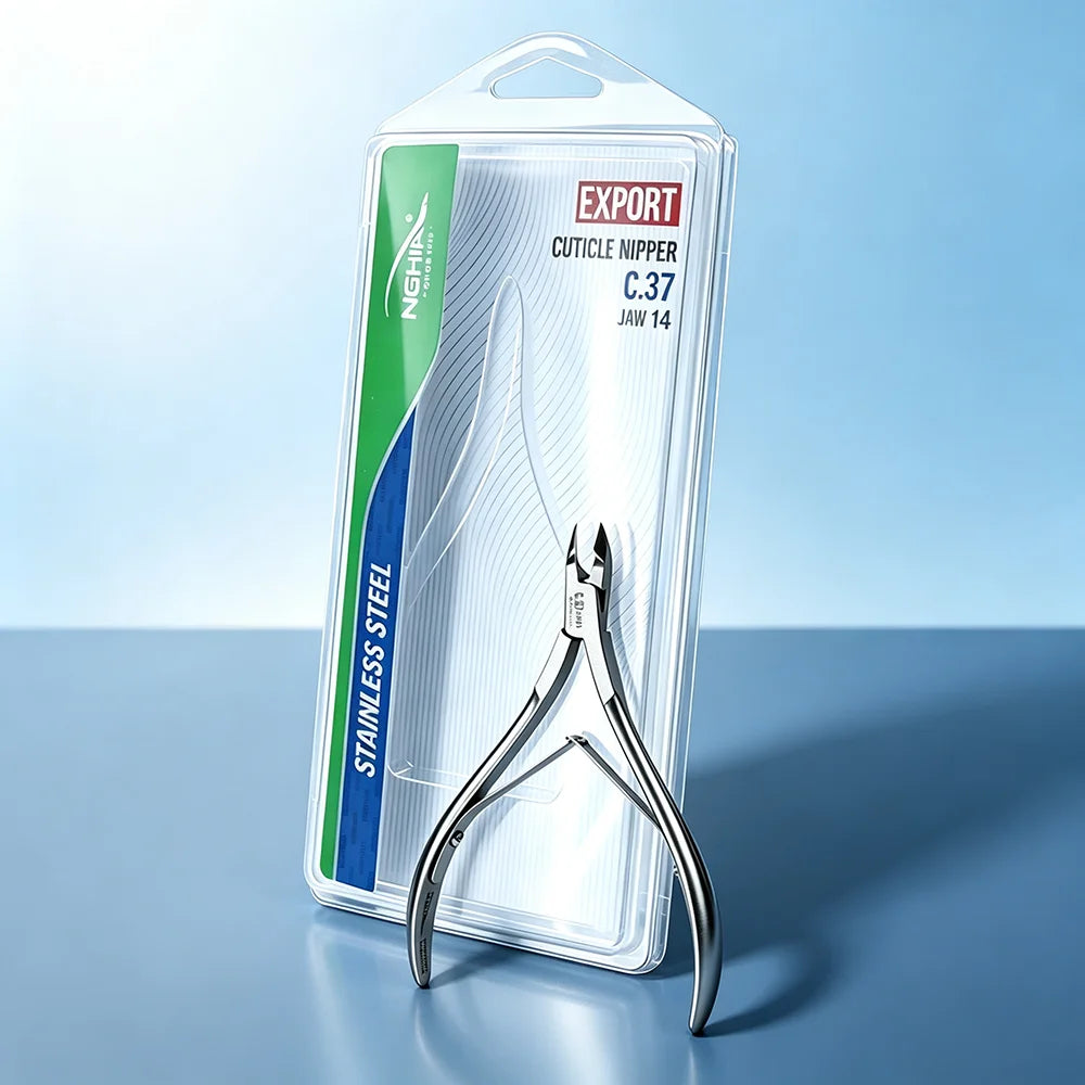 NGHIA Cuticle Nipper — Professional Stainless Steel Dead Skin Remover