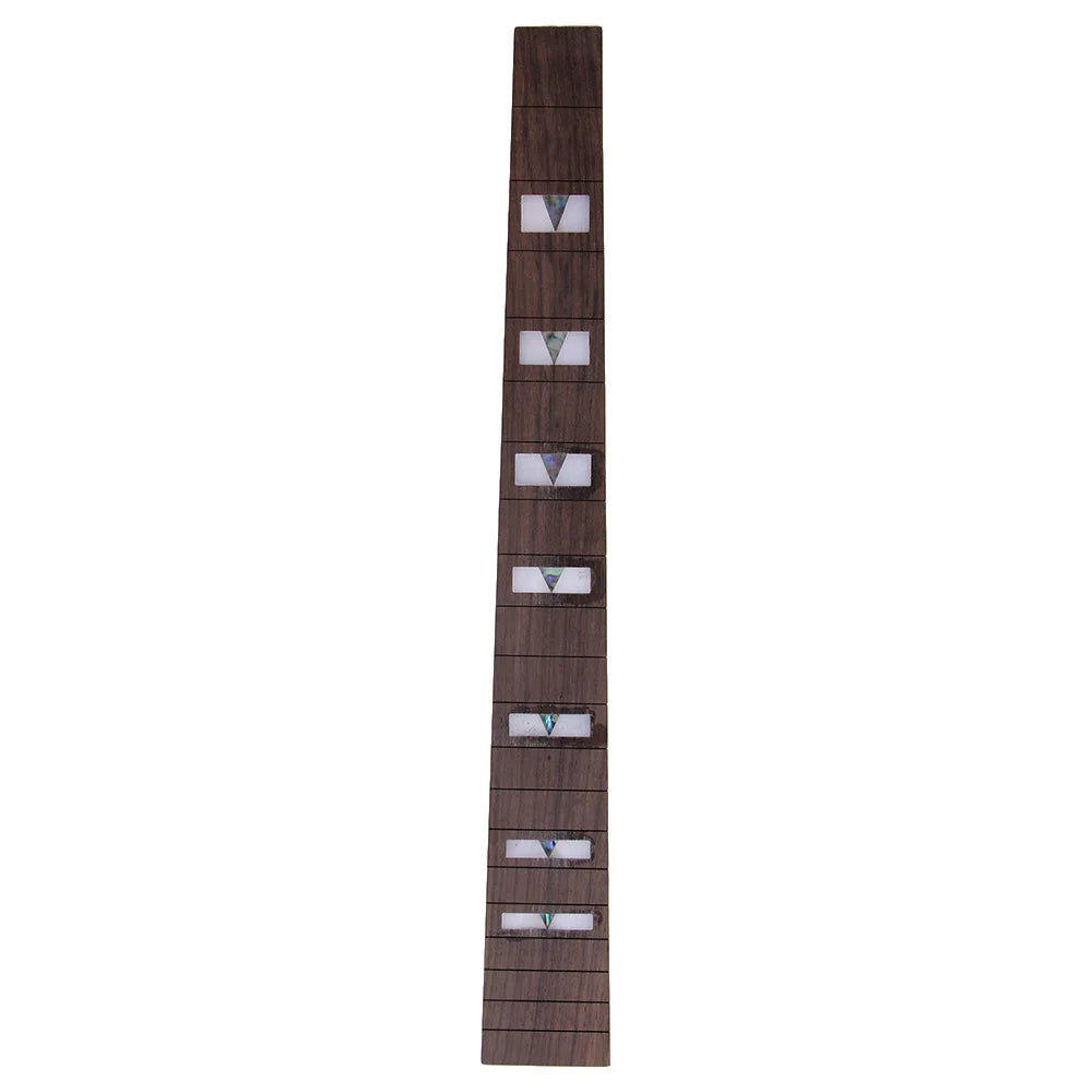 Rosewood Guitar Fingerboard — Decorative Shell Inlay for 41 Inch Acoustic Guitars