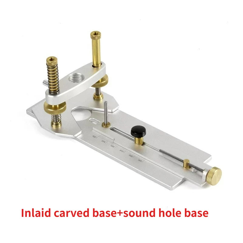 Acoustic Guitar Carving Base — Professional Sound Hole & Inlay Tool