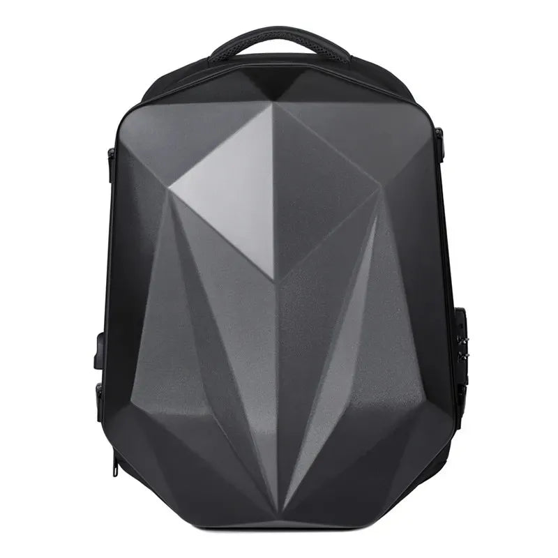 Hard Shell Laptop Backpack — Waterproof Commuter Bag for Helmets & Tech