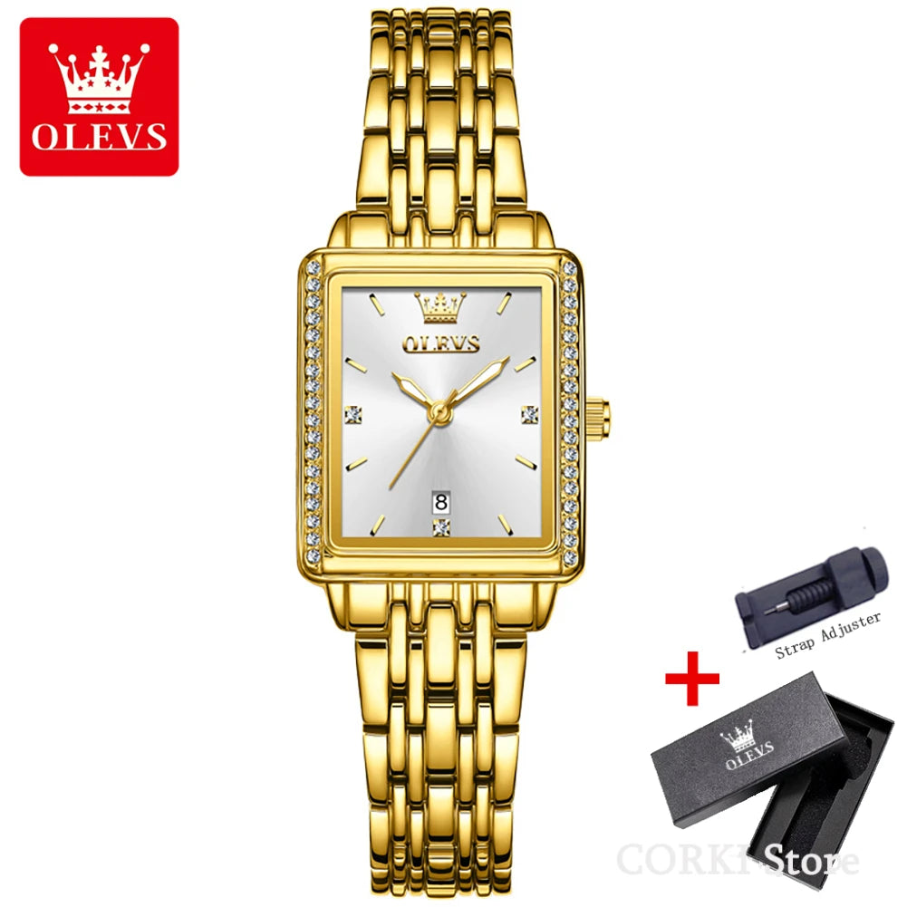 OLEVS 9995 Elegant Quartz Watch — Luxury Waterproof Ladies Wristwatch