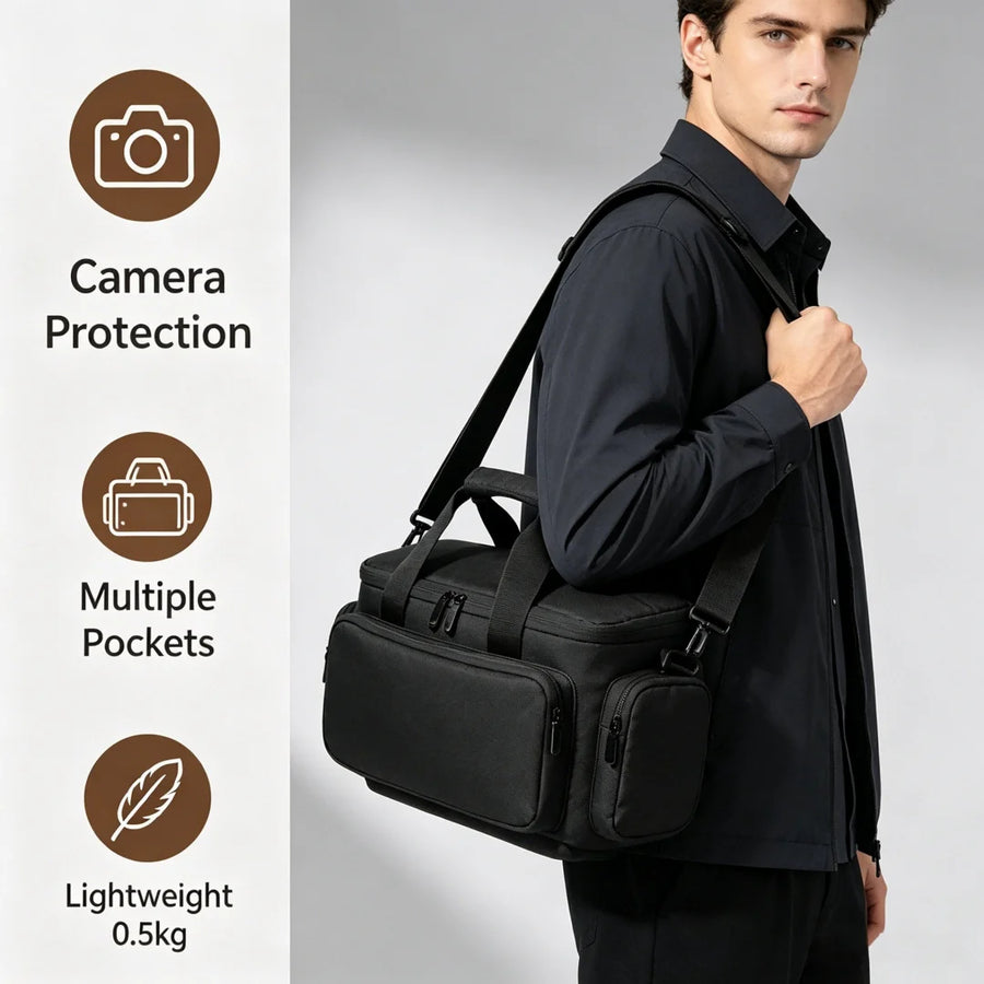 AZ haoFUq Camera Bag — Water-Resistant Shockproof Travel Case
