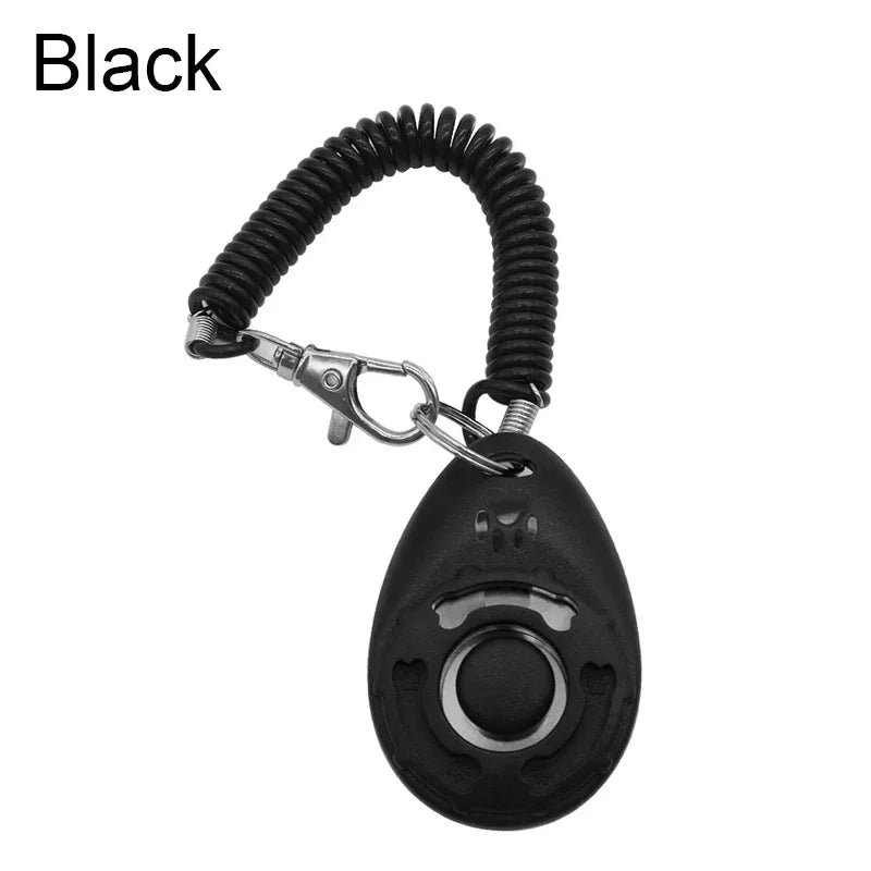 Pet Training Clicker — Ergonomic Reward Tool with Wrist Strap