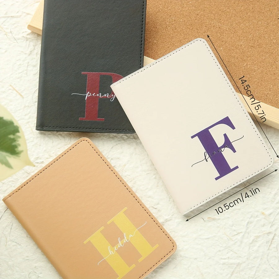 Personalized Passport Cover — Custom Monogram Travel Accessory