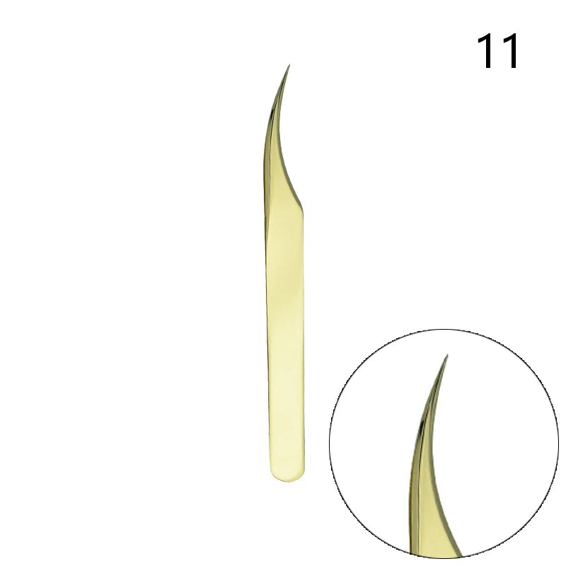 AACAR Lash Extension Tweezers — High Precision Stainless Steel Beauty Tool