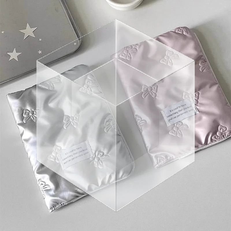 JETTING Bowknot Passport Cover — Elegant Butterfly Embroidery Travel Sleeve