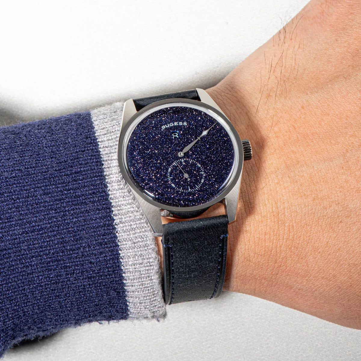 SUGESS Men's Automatic Mechanical Watch — Aventurine or Salmon Dial