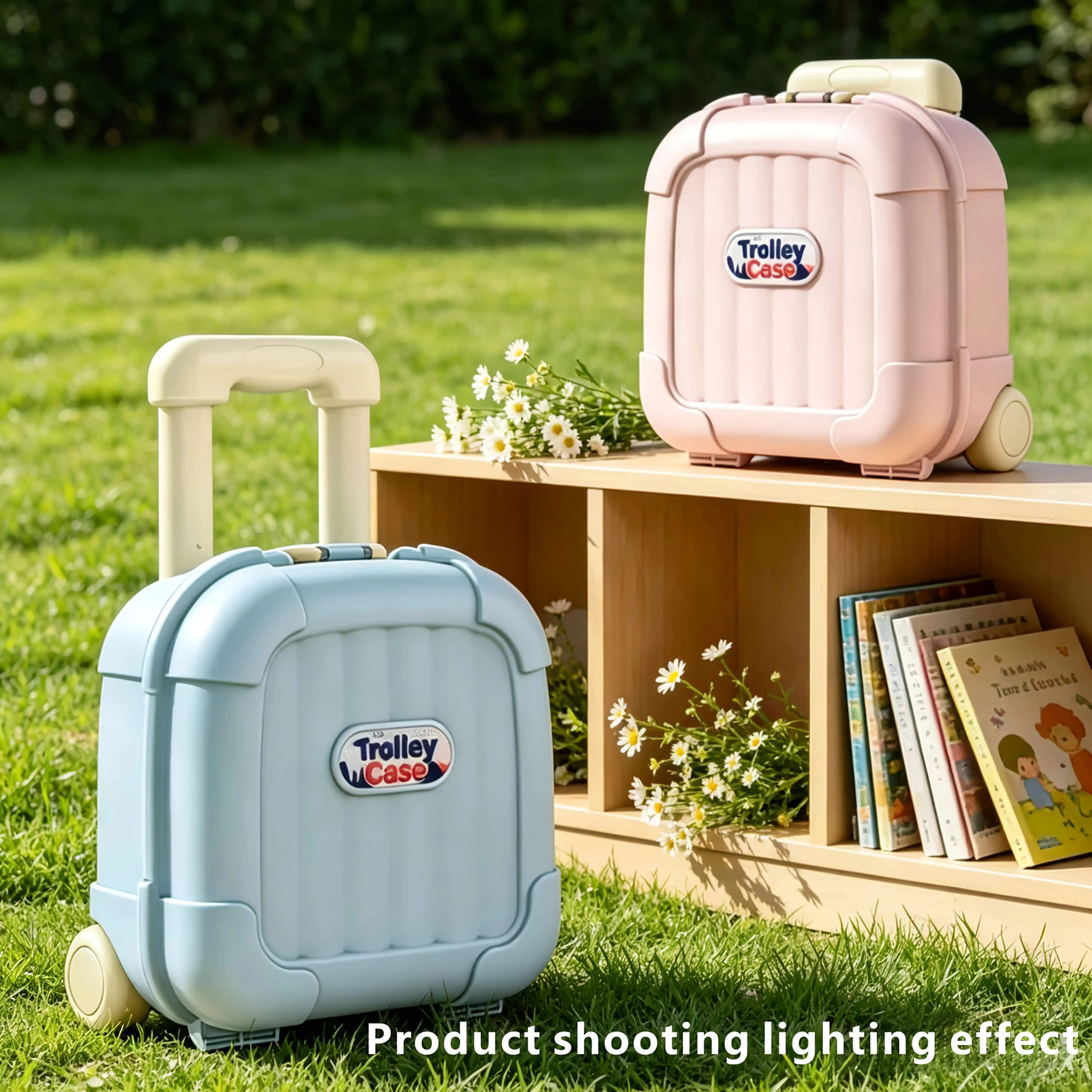 Compact Rolling Suitcase — Space-Saving Portable Travel Case