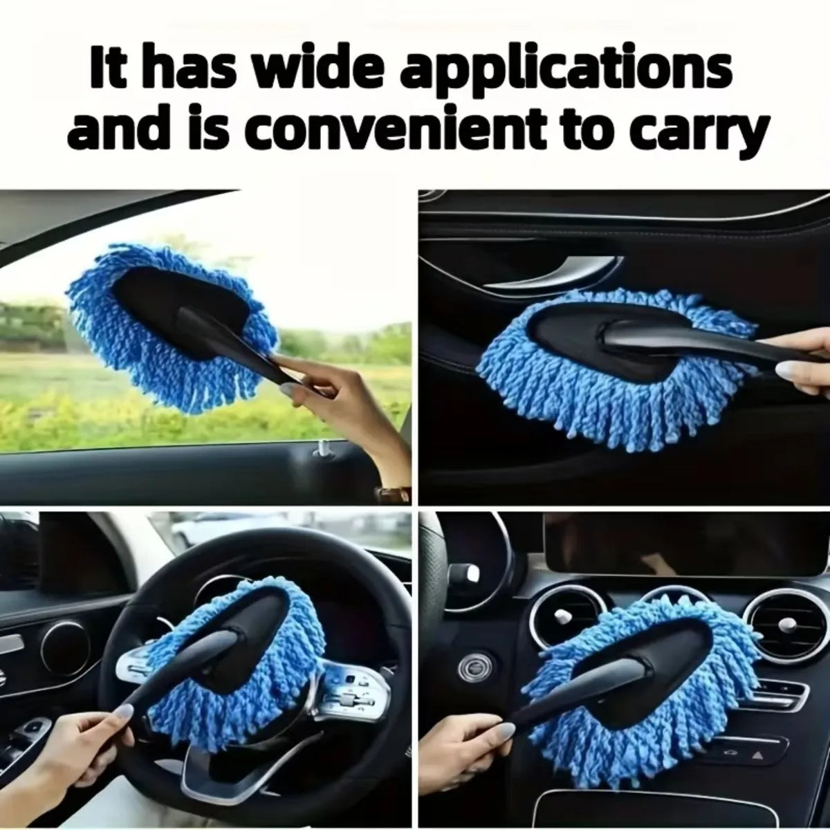 kkjoy Car Detailing Brush Set — Multi-Purpose Cleaning Tools for Vents and Gaps