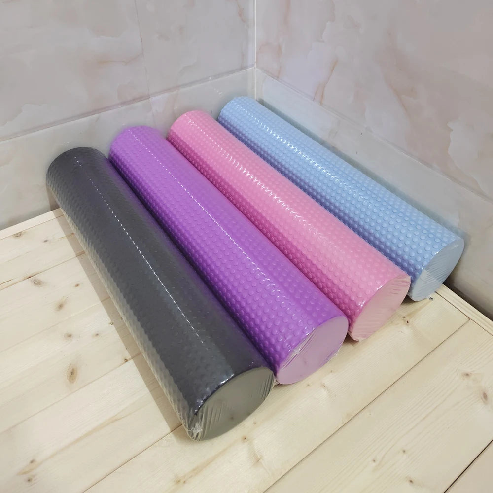 BBSWIM Hexagon Pattern Yoga Roller — Deep Tissue Muscle Massage Tool