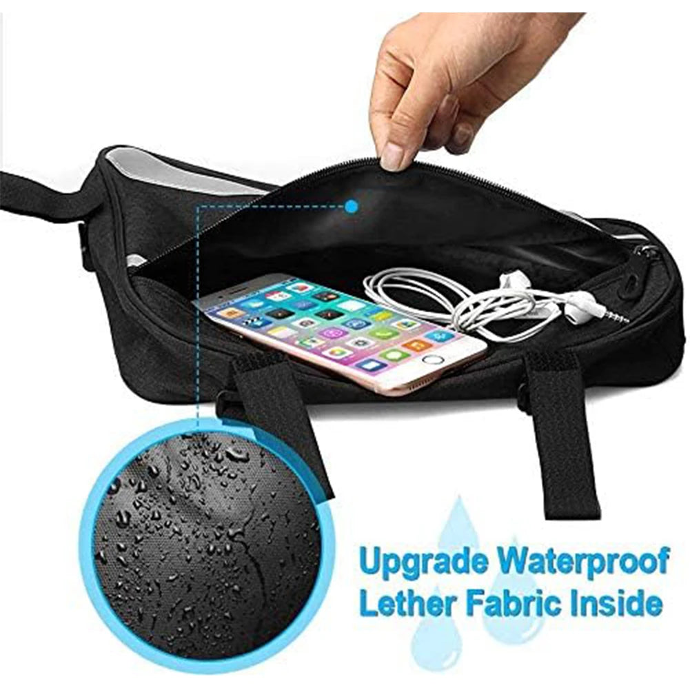 Bicycle Triangle Frame Bag — Waterproof Storage Pouch for Cycling