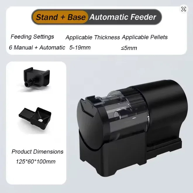 Automatic Fish Feeder — Programmable Timer for Aquarium Care