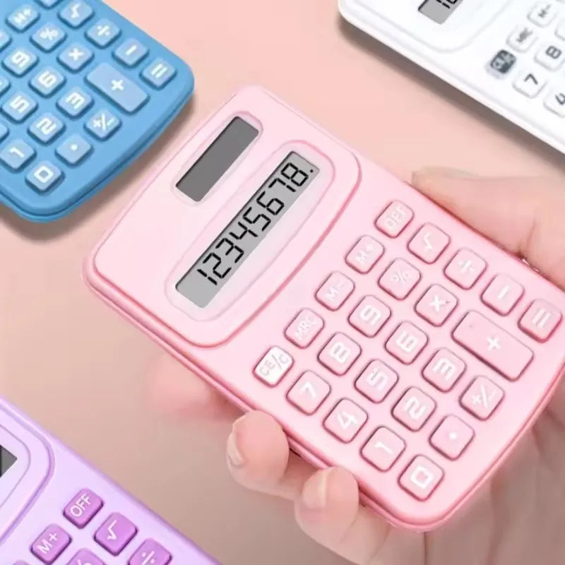 Solar Powered Scientific Calculator — Compact Desktop Mini Design