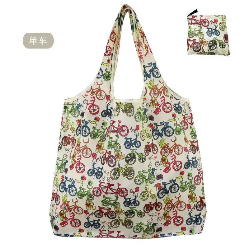 Foldable Reusable Shopping Bags — Heavy Duty Washable Grocery Totes
