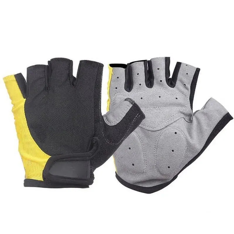 Half Finger Cycling Gloves — Breathable Anti-Slip Sports Mitts