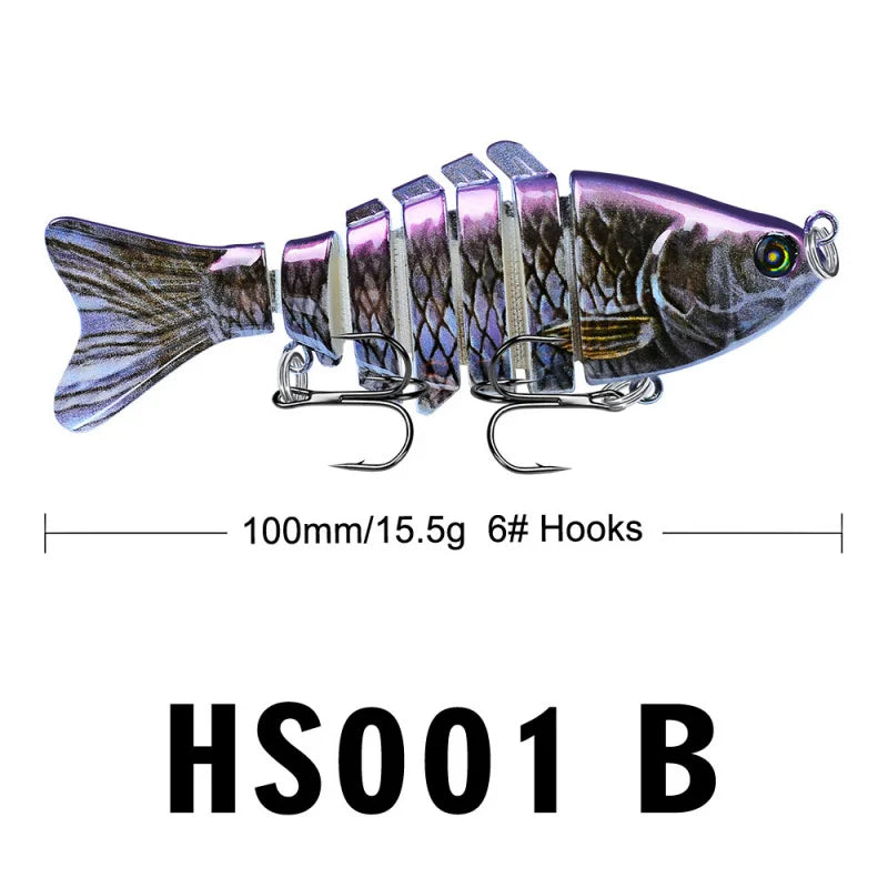 Multi-Section Fishing Lure Set — Versatile Artificial Bait for Various Waters