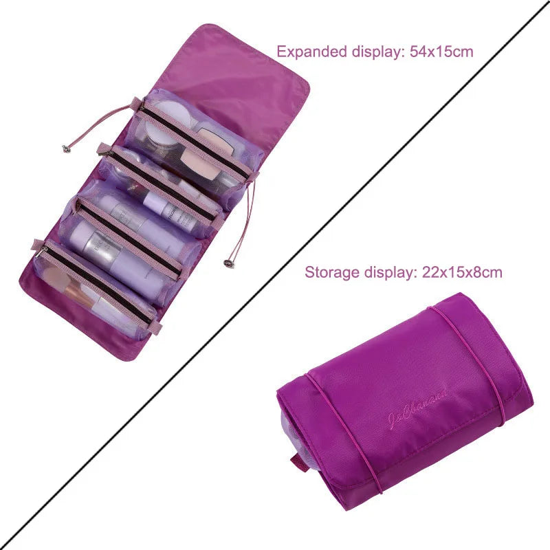 Large Capacity Travel Cosmetic Bag — Multifunction Toiletries Organizer