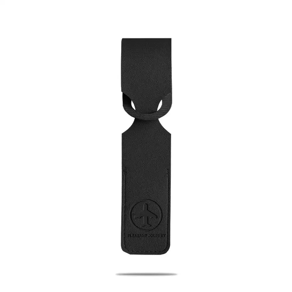 PU Leather Luggage Tag — Stylish Suitcase Identifier with ID Holder