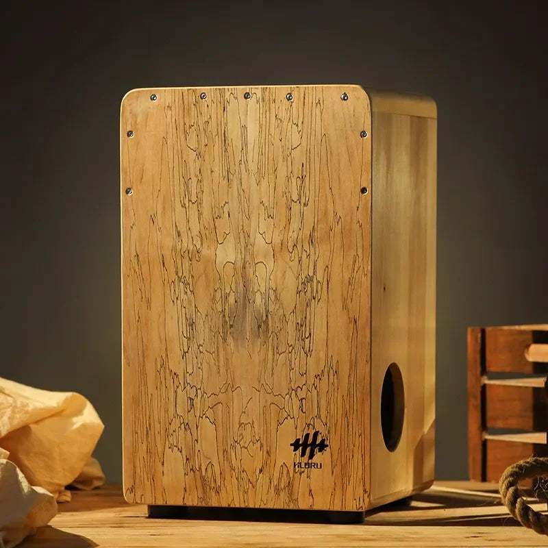 GIOIO Solid Wood Cajon Box Drum — Professional Percussion Instrument