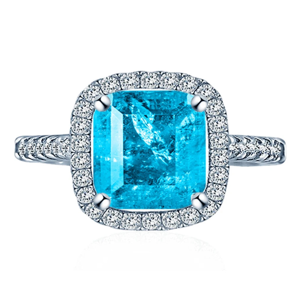 Wong Rain Emerald & Paraiba Tourmaline Ring — Vintage 925 Sterling Silver Jewelry