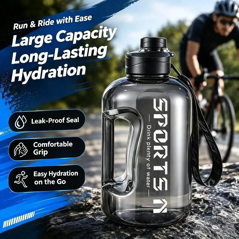 JCSYFAC Large Sports Water Bottle — 1700ml Leakproof Hydration Jug