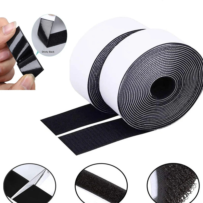 Self-Adhesive Hook and Loop Fastener Tape — Strong Nylon Sticker Roll