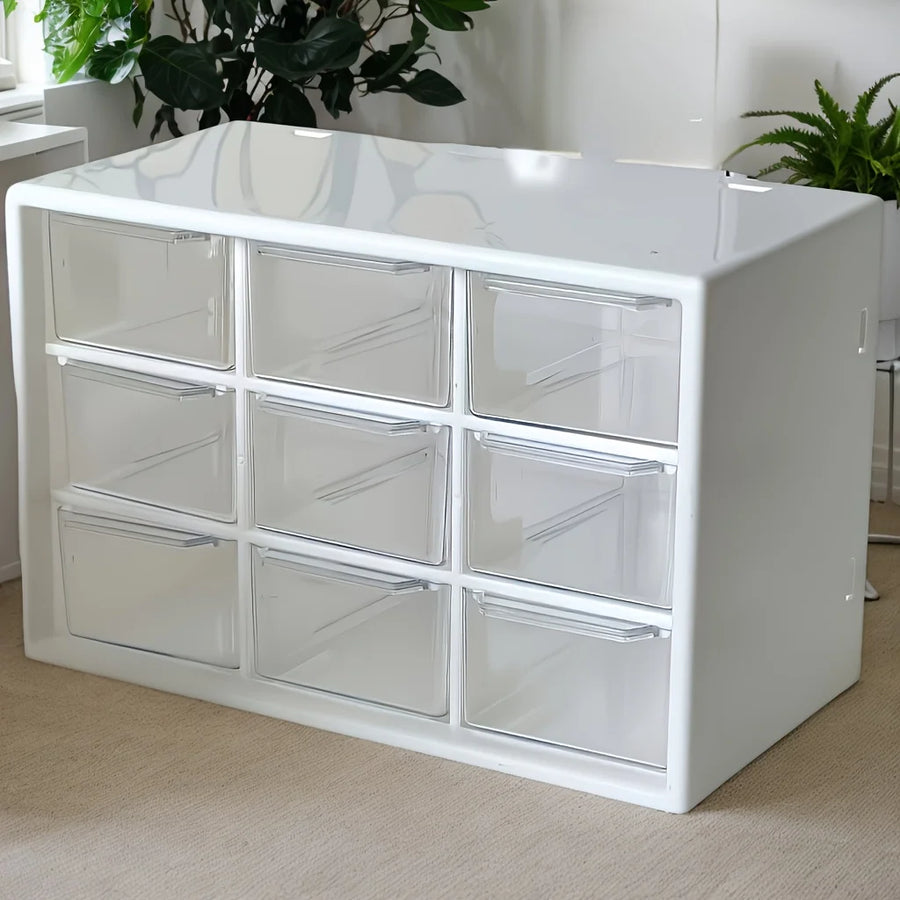 Transparent Multi-Drawer Storage Box — Stackable Organizer for Small Parts