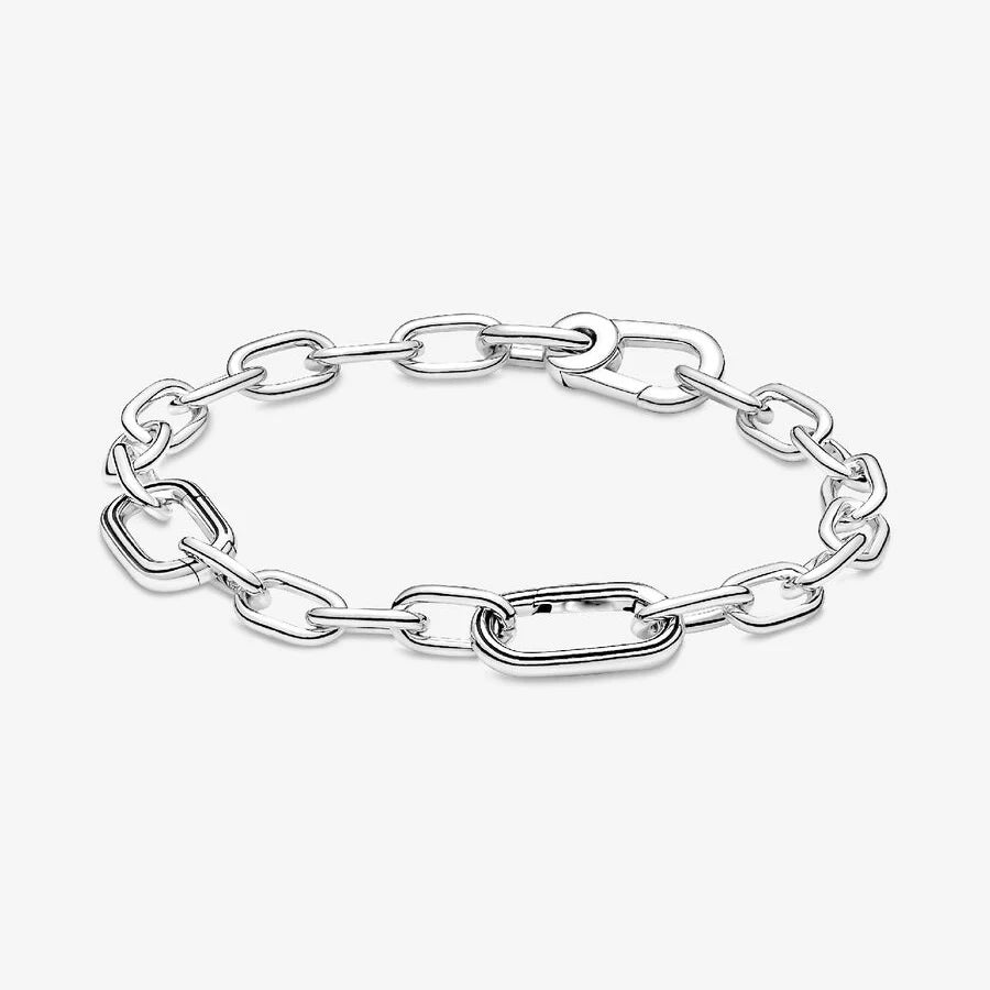 Potdemiel 925 Sterling Silver Charm Bracelet — Elegant Multi-Color Zircon Jewelry