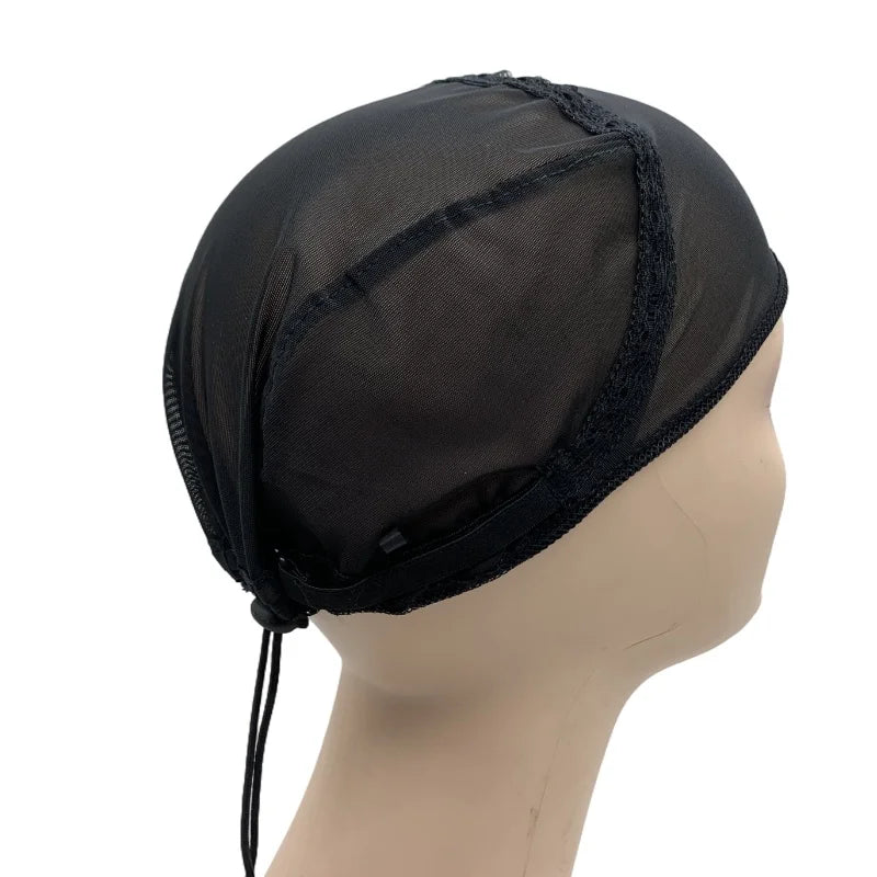 Nylon 3/4 Full Wig Cap — Breathable Adjustable Spandex Mesh